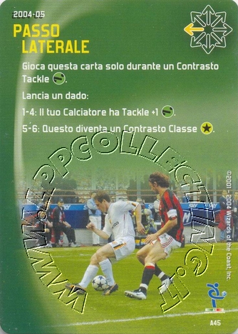 [Carta Verde] 2004/05 - Passo laterale