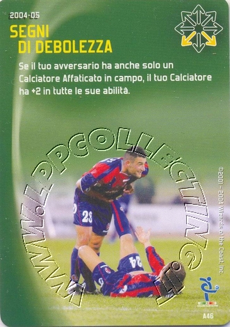 [Carta Verde] 2004/05 - Segni di debolezza