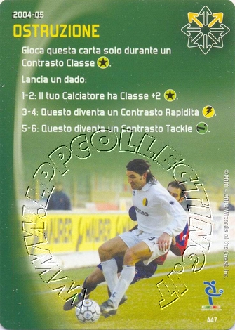[Carta Verde] 2004/05 - Ostruzione