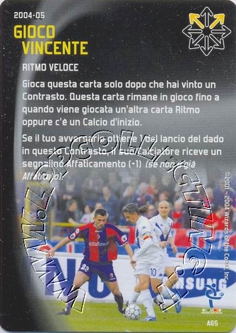 [Carta Nera] 2004/05 - Gioco vincente