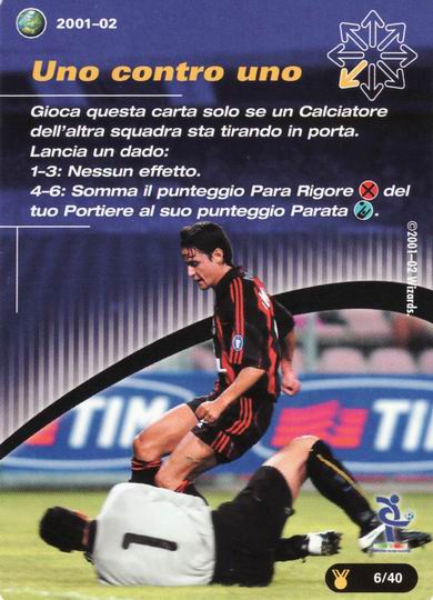 [Carta Blu] 2001/02 - Uno contro uno