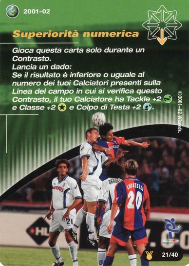 [Carta Verde] 2001/02 - Superiorità numerica