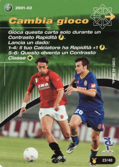 [Carta Verde] 2001/02 - Cambia gioco