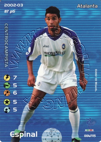 Atalanta 2002/03 - Espinal