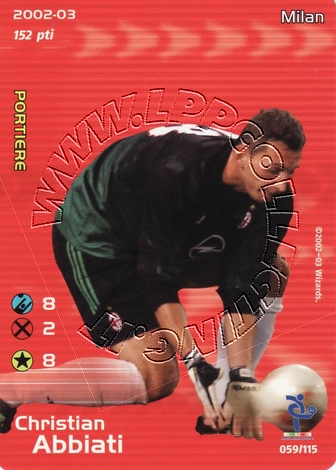 Milan 2002/03 - Christian Abbiati