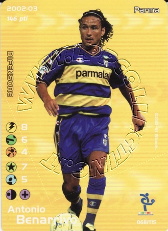 Parma 2002/03 - Antonio Benarrivo