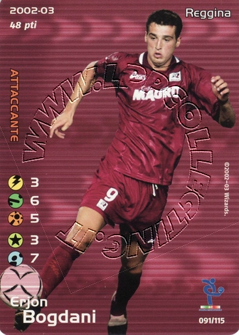 Reggina 2002/03 - Erjon Bogdani