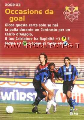 [Carta Rossa] 2002/03 - Occasione da gol