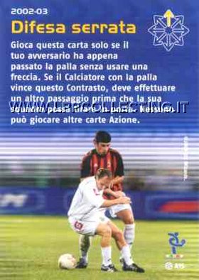 [Carta Blu] 2002/03 - Difesa serrata
