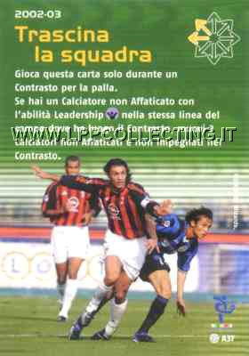 [Carta Verde] 2002/03 - Trascina la squadra