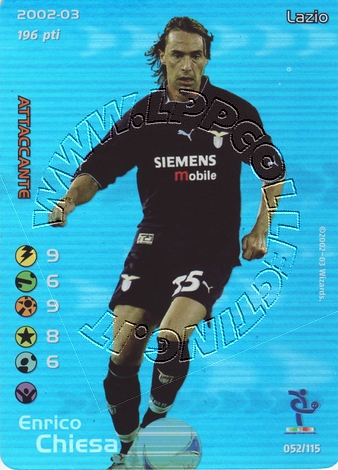 Lazio 2002/03 - Enrico Chiesa