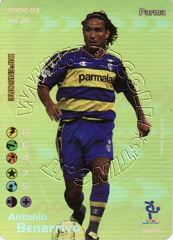 Parma 2002/03 - Antonio Benarrivo