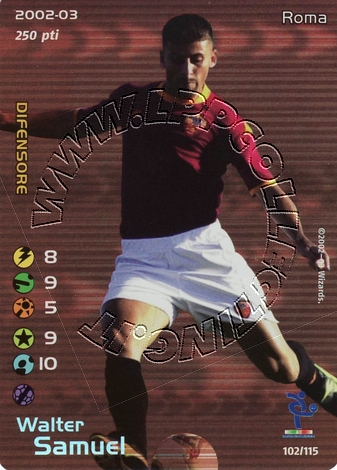 Roma 2002/03 - Walter Samuel