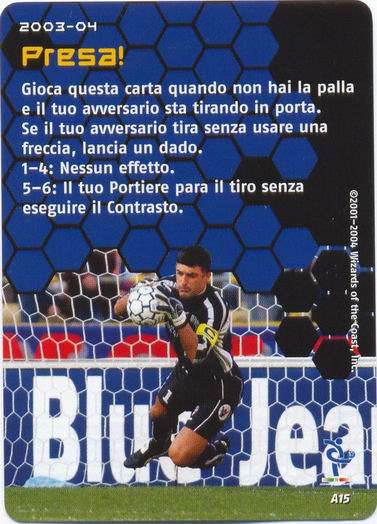 [Carta Blu] 2003/04 - Presa!