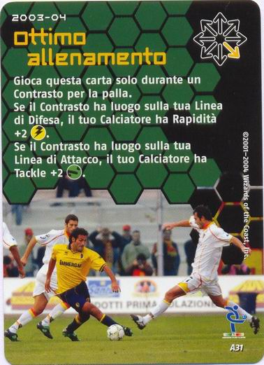 [Carta Verde] 2003/04 - Ottimo allenamento