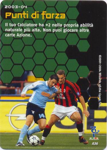 [Carta Verde] 2003/04 - Punti di forza