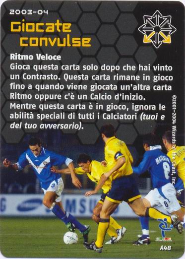 [Carta Nera] 2003/04 - Giocate convulse