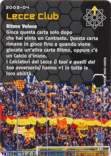 [Carta Nera] 2003/04 - Lecce Club