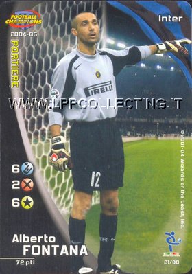Inter 2004/05 - Alberto Fontana