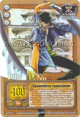Zoro - Spaventosa reputazione