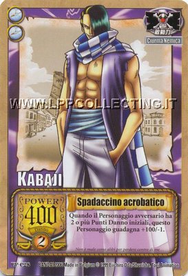 Kabaji - Spadaccino acrobatico