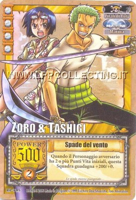 Zoro & Tashigi - Spade del vento
