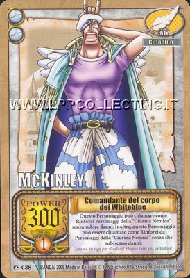 McKinley - Comandante del corpo dei Whiteblue