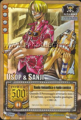 Usup & Sanji - Ruolo romantico e ruolo comico