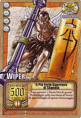 Wiper - Il Più Forte Guerriero di Shandia