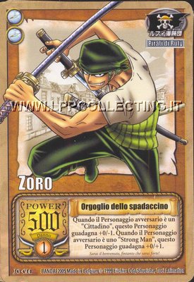 Zoro - Orgoglio di uno spadaccino