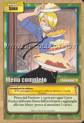 Menu completo