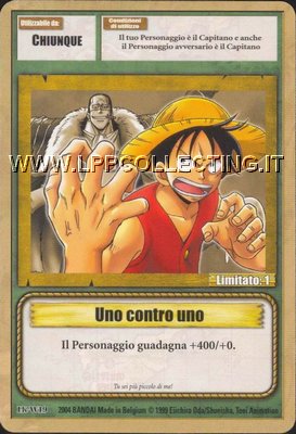 Uno contro uno