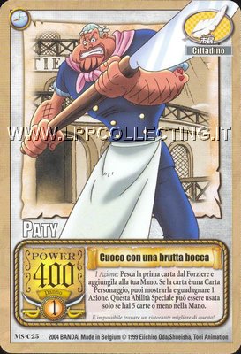 Paty - Cuoco con una brutta bocca