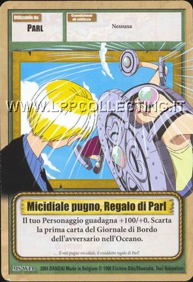 Micidiale pugno, Regalo di Parl