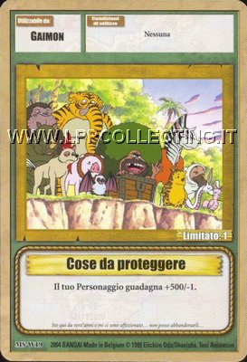 Cose da proteggere