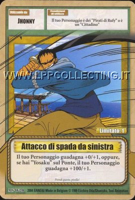 Attacco di spada da sinistra