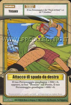 Attacco di spada da destra