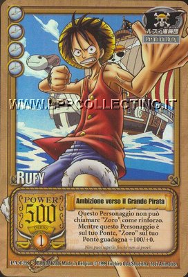 Rufy - Ambizione verso il Grande Pirata