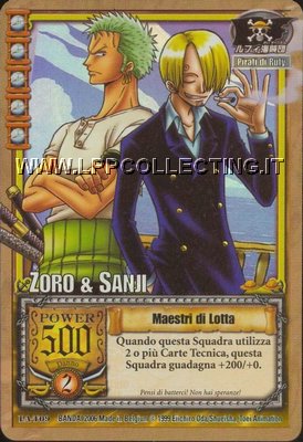 Zoro & Sanji - Maestri di Lotta