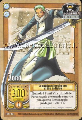 Zoro - Lo spadaccino che non si tira indietro