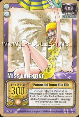Miss Valentine - Potere del frutto Kilo Kilo