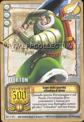 Dorton - Capo della guardia cittadina di Drum