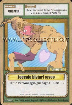 Zoccolo bisturi roseo