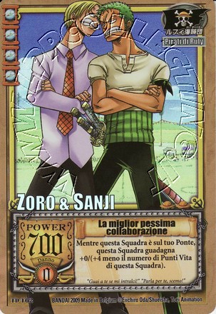 Zoro & Sanji - La miglior pessima collaborazione