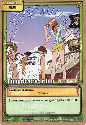 Rimprovero ardito