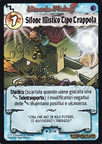 Sifone Mistico Tipo Trappola