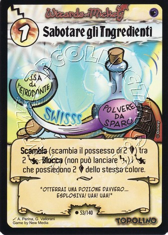Sabotare gli Ingredienti