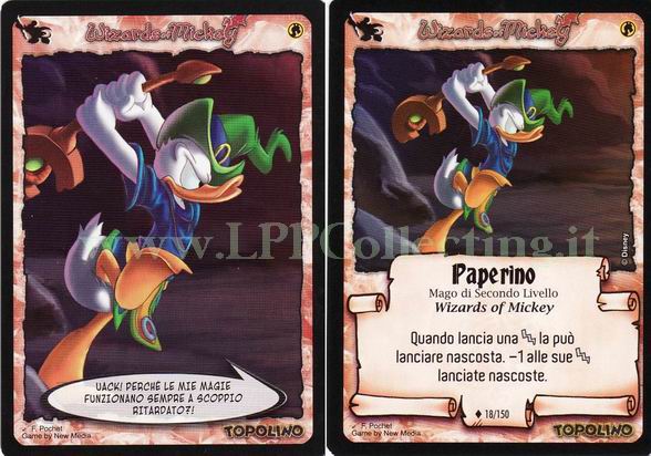 Paperino - Mago di Secondo Livello (carta con imperfezioni)