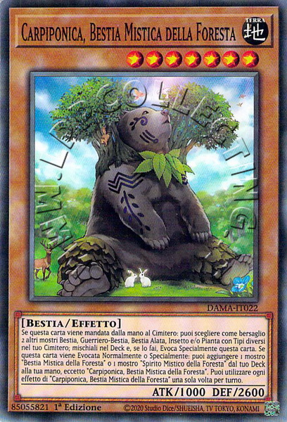 Carpiponica, Bestia Mistica della Foresta 