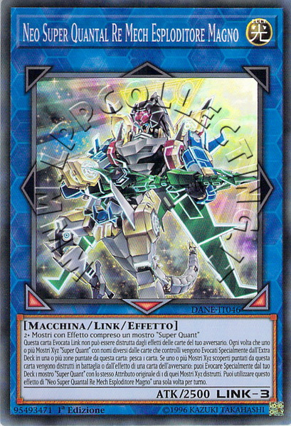 Neo Super Quantal Re Mech Esploditore Magno